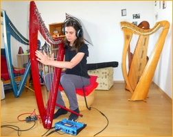 Nerissa Schwarz & ses harpes électriques