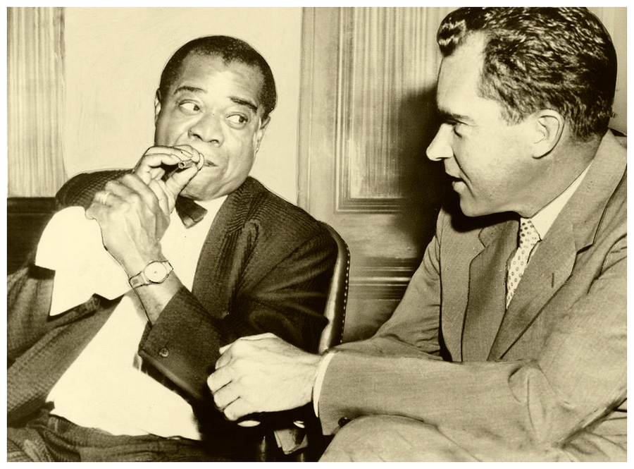 Louis Armstrong & Richard Nixon
