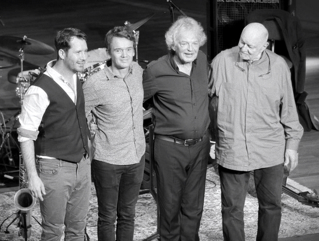 Maxime Bender, Stéphane Kerecki, Joachim Kühn & Daniel Humair (Photo Igloo Records)