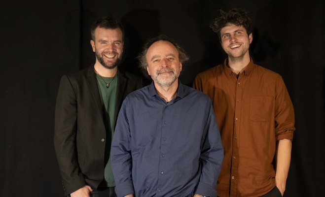 Le trio : Victor Foulon, Olivier Collette, Daniel Jonkers