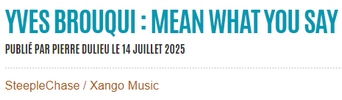 Lien vers la chronique sur JazzMania
