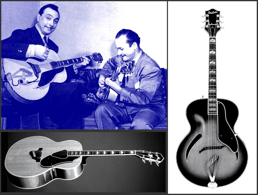 Django Reinhardt et la Gretsch Synchromatic 400